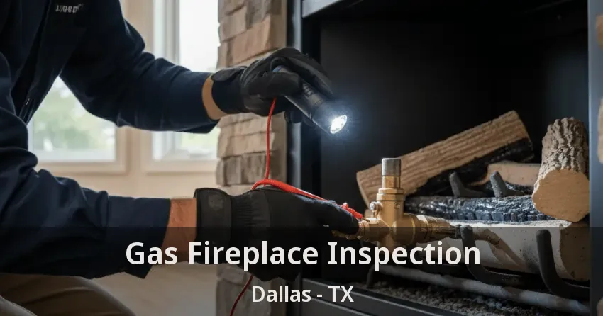 Gas Fireplace Inspection Dallas - TX