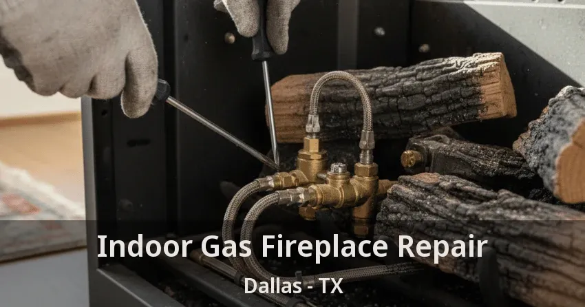 Indoor Gas Fireplace Repair Dallas - TX